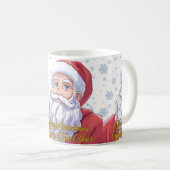 Portret van de Kerstman Koffiemok (Voorkant rechts)