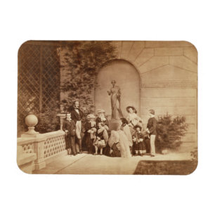 Portret van de Koninklijke Familie in Osborne Hous Magneet