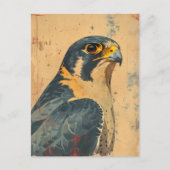  portret van de Merlin Falcon Briefkaart (Voorkant)