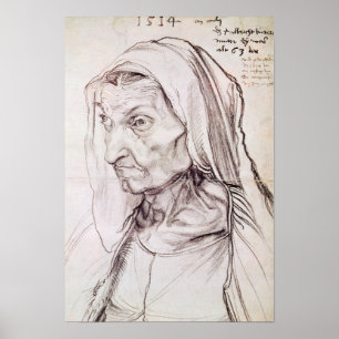 Portret van de moeder van de kunstenaar, 1514 poster