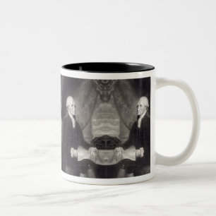 Portret van de mok van George Washington