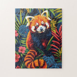 Portret van de Rode Panda Legpuzzel