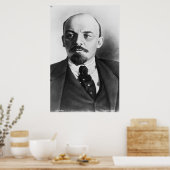 Portret van de Russische Vladimir Ilyich Lenin Poster (Keuken)