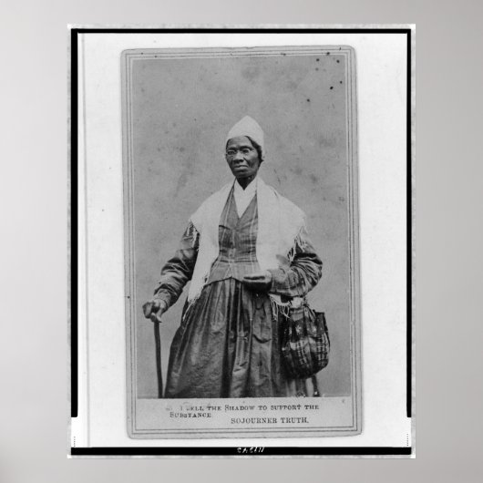Portret van de Sojourner Truth Poster (Voorkant)