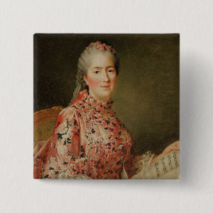Portret van de Victoire van Frankrijk Vierkante Button 5,1 Cm