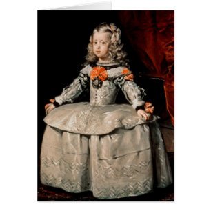 Portret van de vijf jaar Infanta Margarita