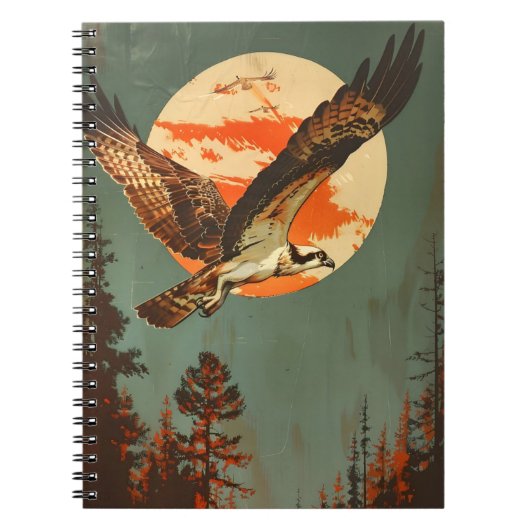  portret van de visarend notitieboek (Voorkant)