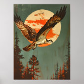  portret van de visarend poster (Voorkant)