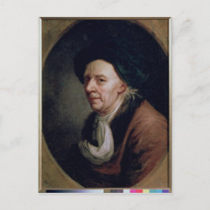 Portret van de wiskundige Leonard Euler Briefkaart