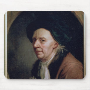 Portret van de wiskundige Leonard Euler Muismat