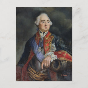 Portret van de wiskundige Leonhard Euler Briefkaart