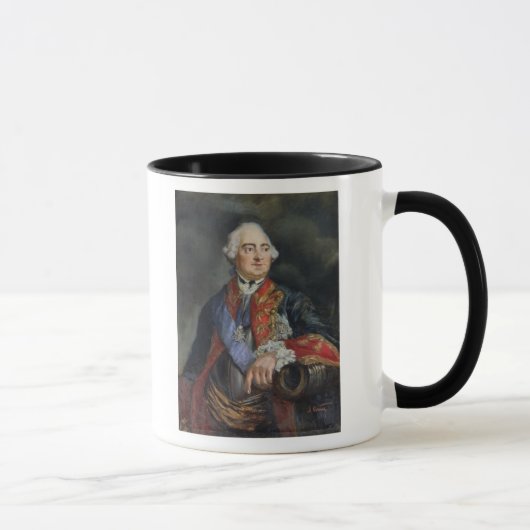 Portret van de wiskundige Leonhard Euler Mok (Rechts)