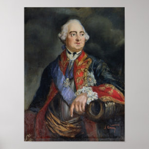 Portret van de wiskundige Leonhard Euler Poster