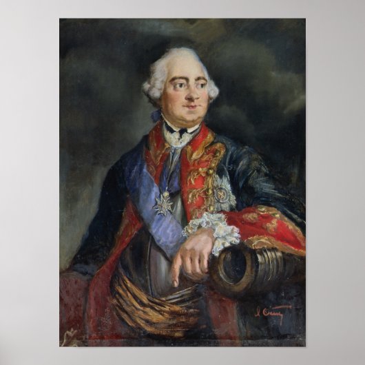 Portret van de wiskundige Leonhard Euler Poster (Voorkant)