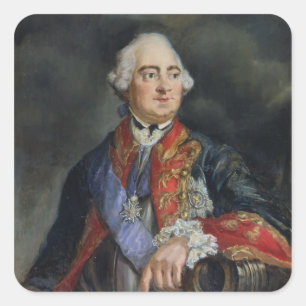 Portret van de wiskundige Leonhard Euler Vierkante Sticker