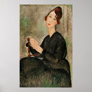 Portret van Dedie Hayden, 1918 Poster