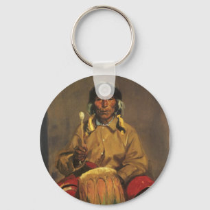 Portret van Dieguito Roybal door Robert Henri Sleutelhanger