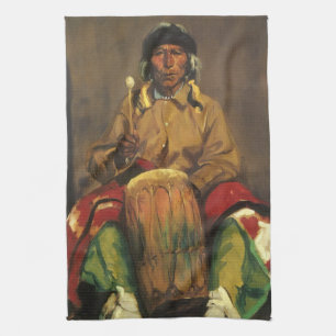 Portret van Dieguito Roybal door Robert Henri Theedoek