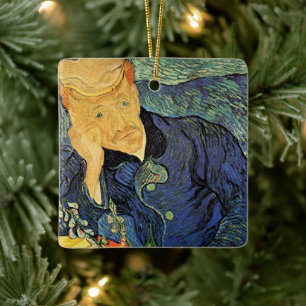 Portret van Doctor Gachet door Vincent van Gogh Keramisch Ornament