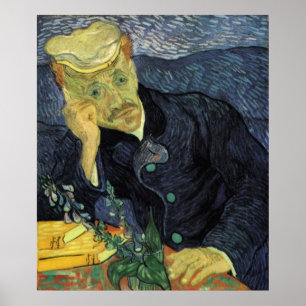 Portret van Doctor Gachet, Vincent van Gogh Poster