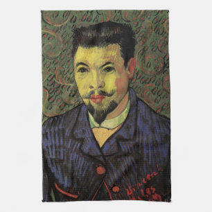 Portret van dokter Felix Rey door Vincent van Gogh Theedoek