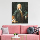 Portret van Domenico Scarlatti Canvas Afdruk (Insitu (Woonkamer))