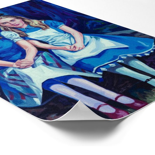 Portret van Dorothy en Alice-Dark Academia Poster (Hoek)