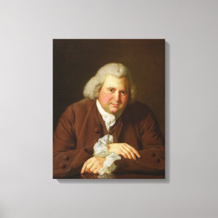 Portret van Dr. Erasmus Darwin Canvas Afdruk