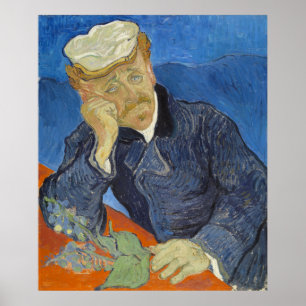 Portret van Dr. Gachet door Vincent Van Gogh Poster