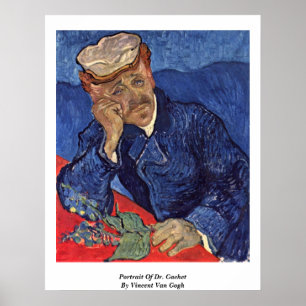 Portret van dr. Gachet door Vincent van Gogh Poster
