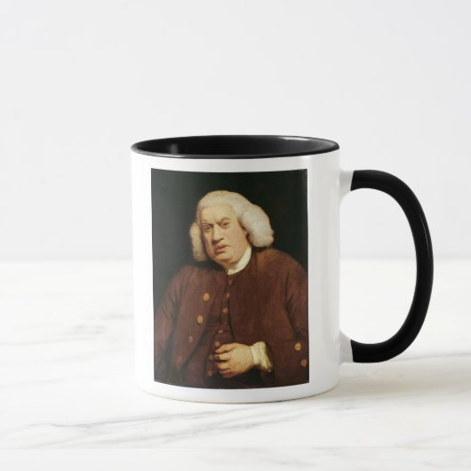 Portret van Dr. Samuel Johnson Mok (Rechts)
