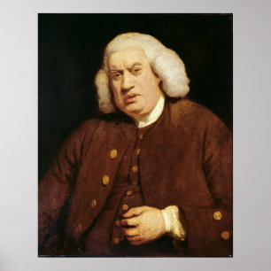 Portret van Dr. Samuel Johnson Poster