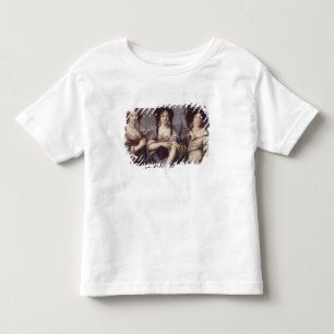 Portret van drie nichtjes kardinaal kinder shirts