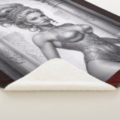 Portret van Drusella Arkaevis AI Art van Xzendor7 Sherpa Deken (3/4)