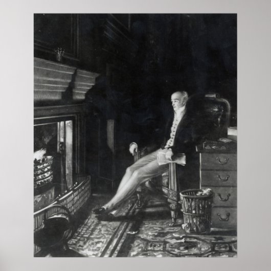 Portret van Earl Gray Poster (Voorkant)