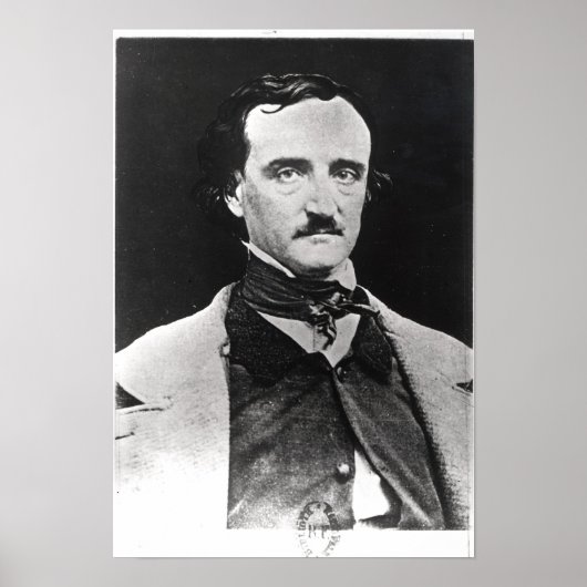 Portret van Edgar Allan Poe Poster (Voorkant)