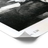 Portret van Edward Gibbon Poster (Hoek)