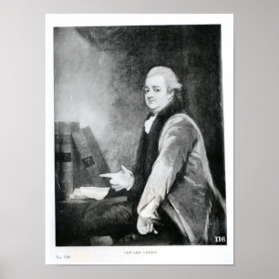 Portret van Edward Gibbon Poster
