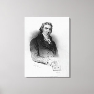 Portret van Edward Jenner Canvas Afdruk
