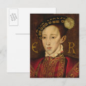 Portret van Edward VI Briefkaart (Voorkant / Achterkant)