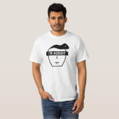 Portret van een anoniem gezicht (ik ben niemand) t-shirt (Voorkant volledig)