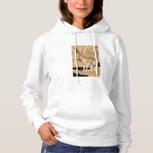 Portret van een antilope jackrabbit, Arizona Hoodie