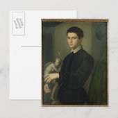 Portret van een beeldhouwer briefkaart (Voorkant / Achterkant)