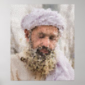 Portret van een bejaarde Afghaan Poster (Voorkant)