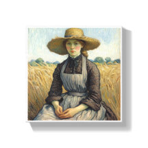 Portret van een boerenvrouw Vincent van Gogh