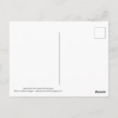 Portret van een Camel Briefkaart (Achterkant)