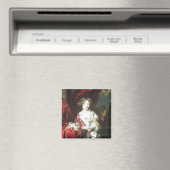 Portret van een dame, 1677 magneet (Insitu (Vaatwasser))