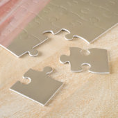 Portret van een dame in het roze | John Collier Legpuzzel (Zijkant)