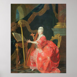 Portret van een dame, naar verluidt Madame Adelaid Poster