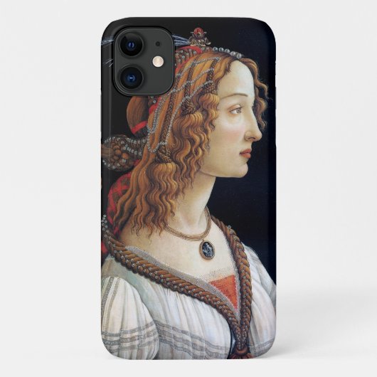 Portret van een dame, Sandro Botticelli Case-Mate iPhone Case (Achterkant)